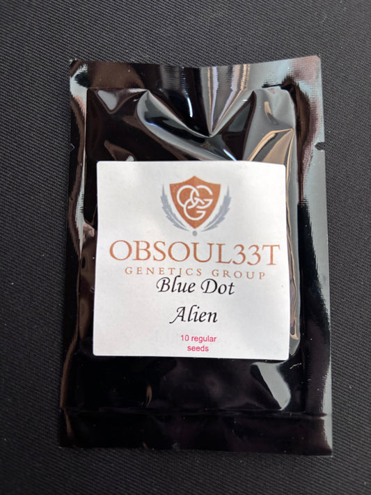 Obsoul33t - Blue Dot Alien